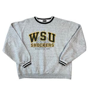 Vintage Wichita State University WSU Shockers Gear For Sports Sweatshirt (Sz L)